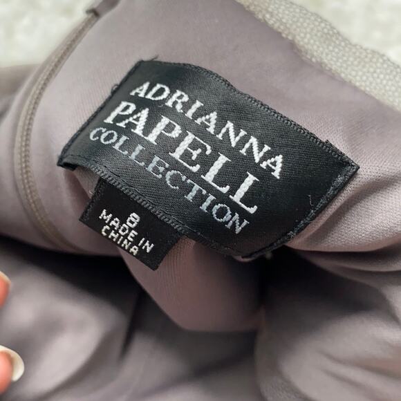 Adrianna Papell Evening Gown Elegant Dress Y31 - Picture 6 of 16